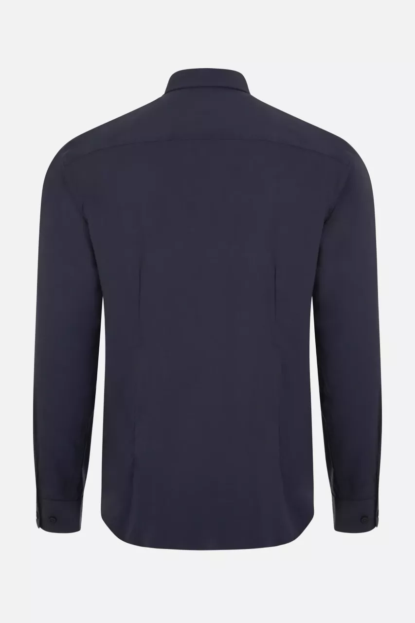 Velilla 405017S-61, Long Sleeved Work Shirt, Navy Blue, image 2, gallery thumbnail
