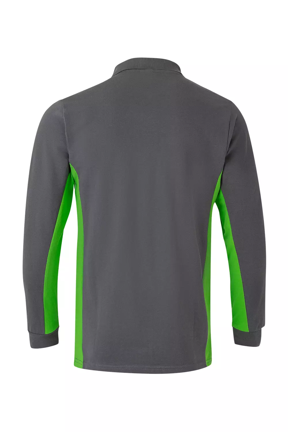 Velilla 105514-08-25, Long Sleeved Polo Shirt, Grey/Lime Green, image 3