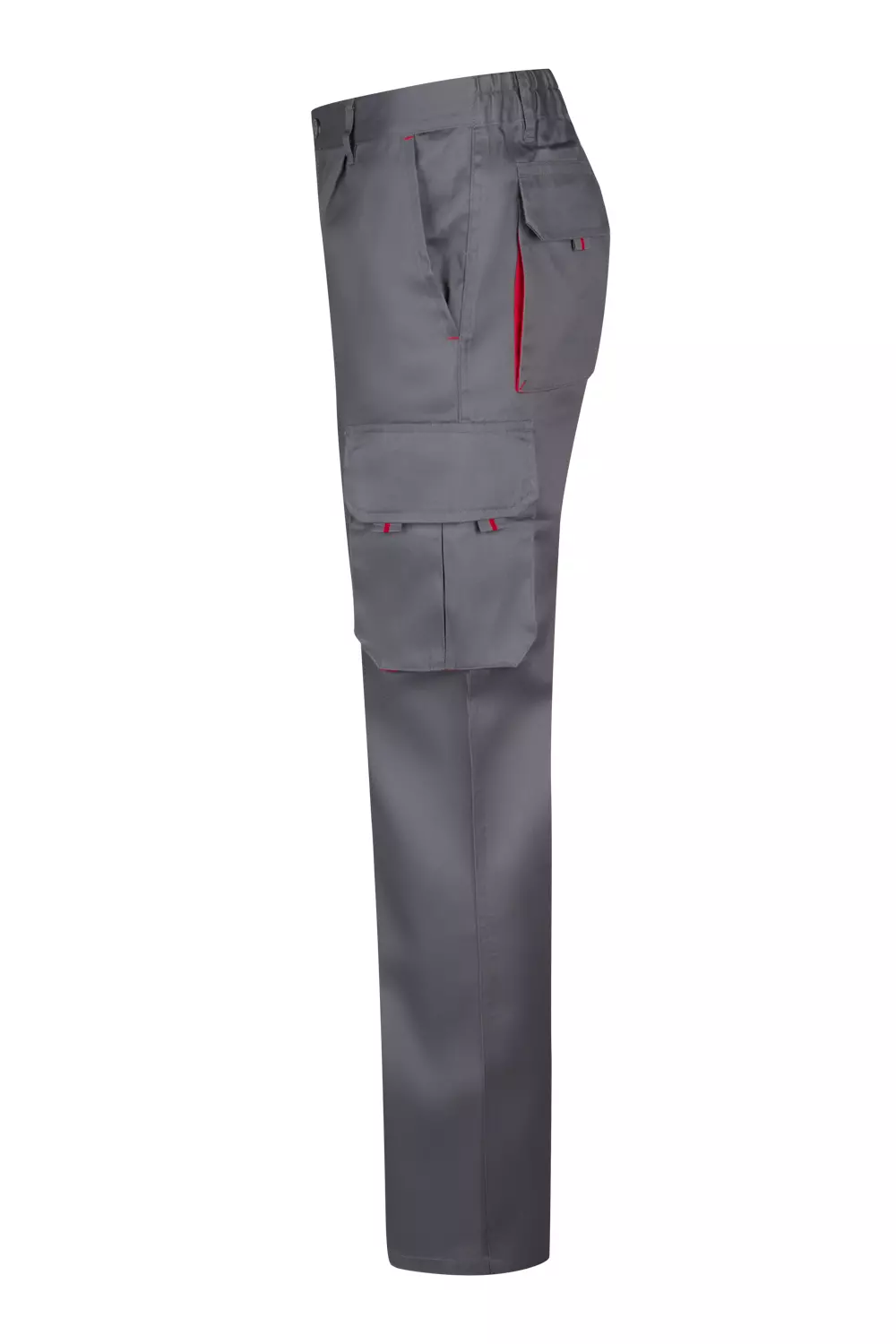 Velilla 103004-08-12, Work Trousers, Grey/Red, image 3