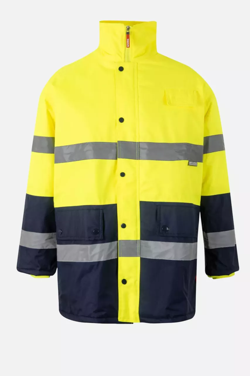 Velilla 0166-01-20, Warnschutzjacke, Marineblau/Warngelb, image 1, gallery thumbnail