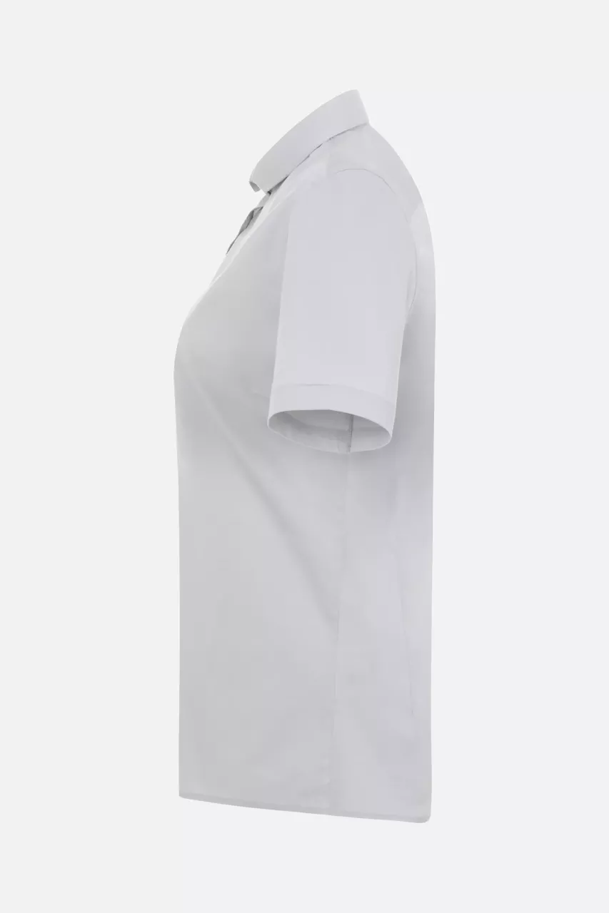 Velilla 405010-58, Short-Sleeved Work Shirt, Ice Grey, image 3, gallery thumbnail