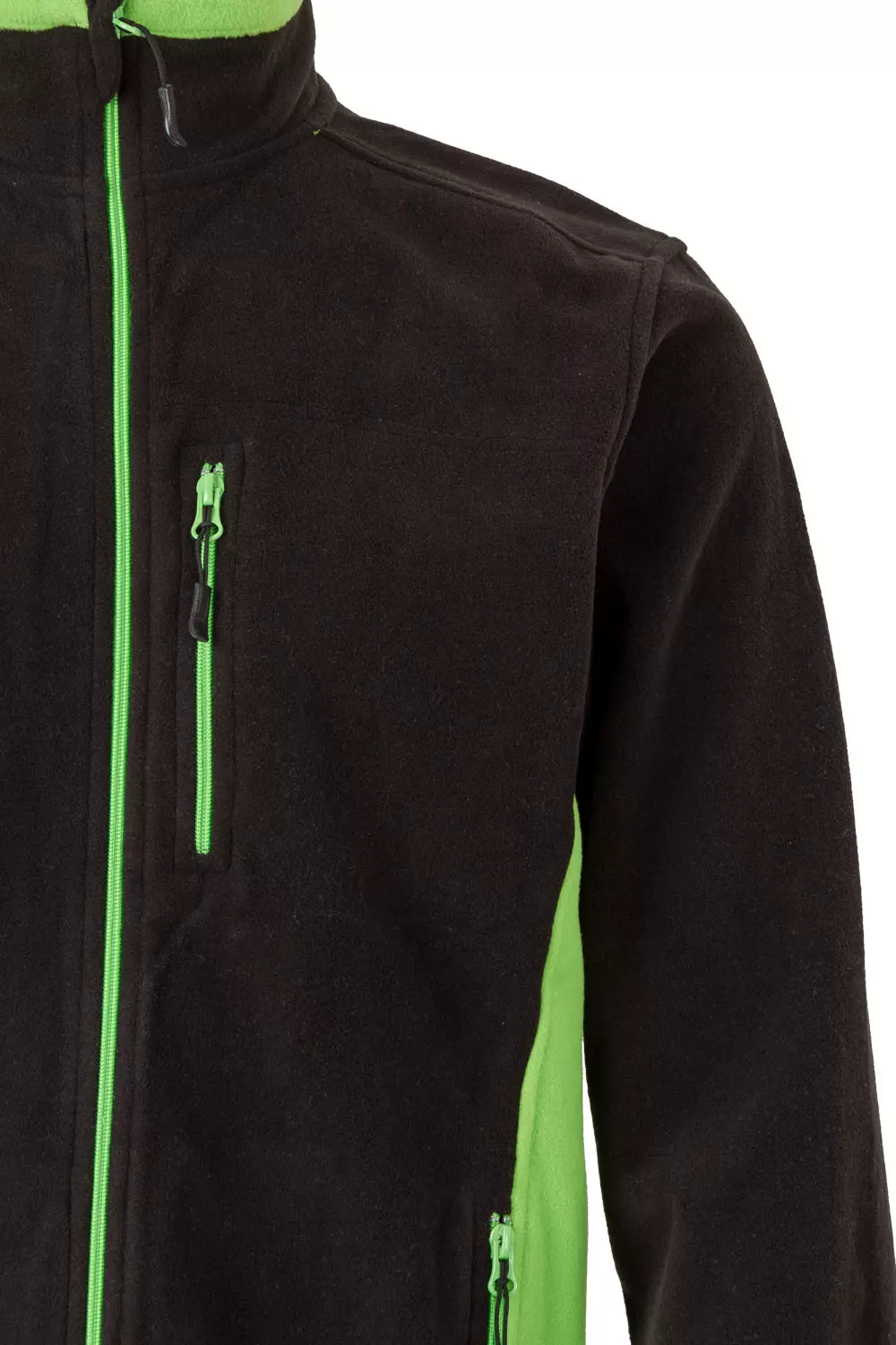 Velilla 201504-00-25, Fleece Jacket, Black/Lime Green, image 4
