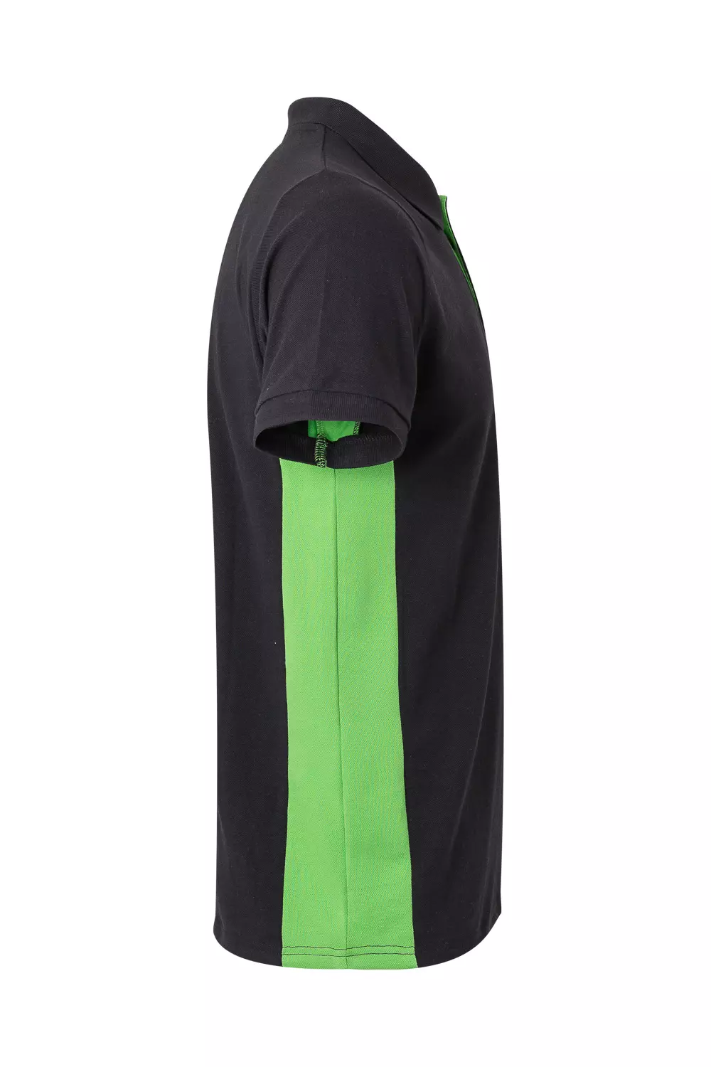 Velilla 105504-00-25, Polo Shirt, Black/Lime Green, image 3