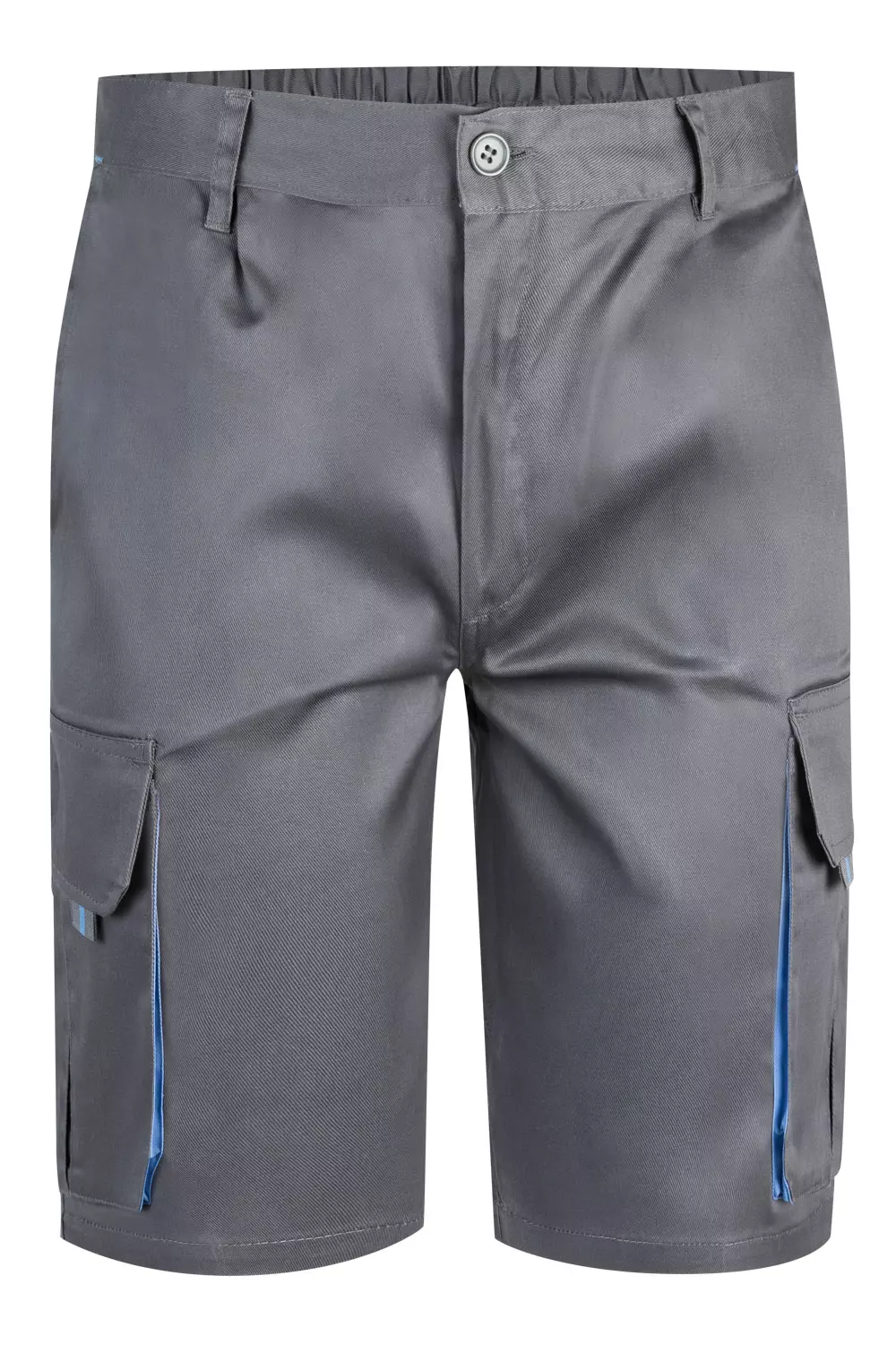 Velilla 103007-08-05, Work Shorts, Grey/Sky Blue
