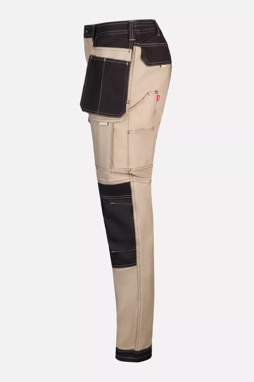 Velilla 103019S-46-00, Work Trousers, Sand Beige/Black, image 5, gallery thumbnail