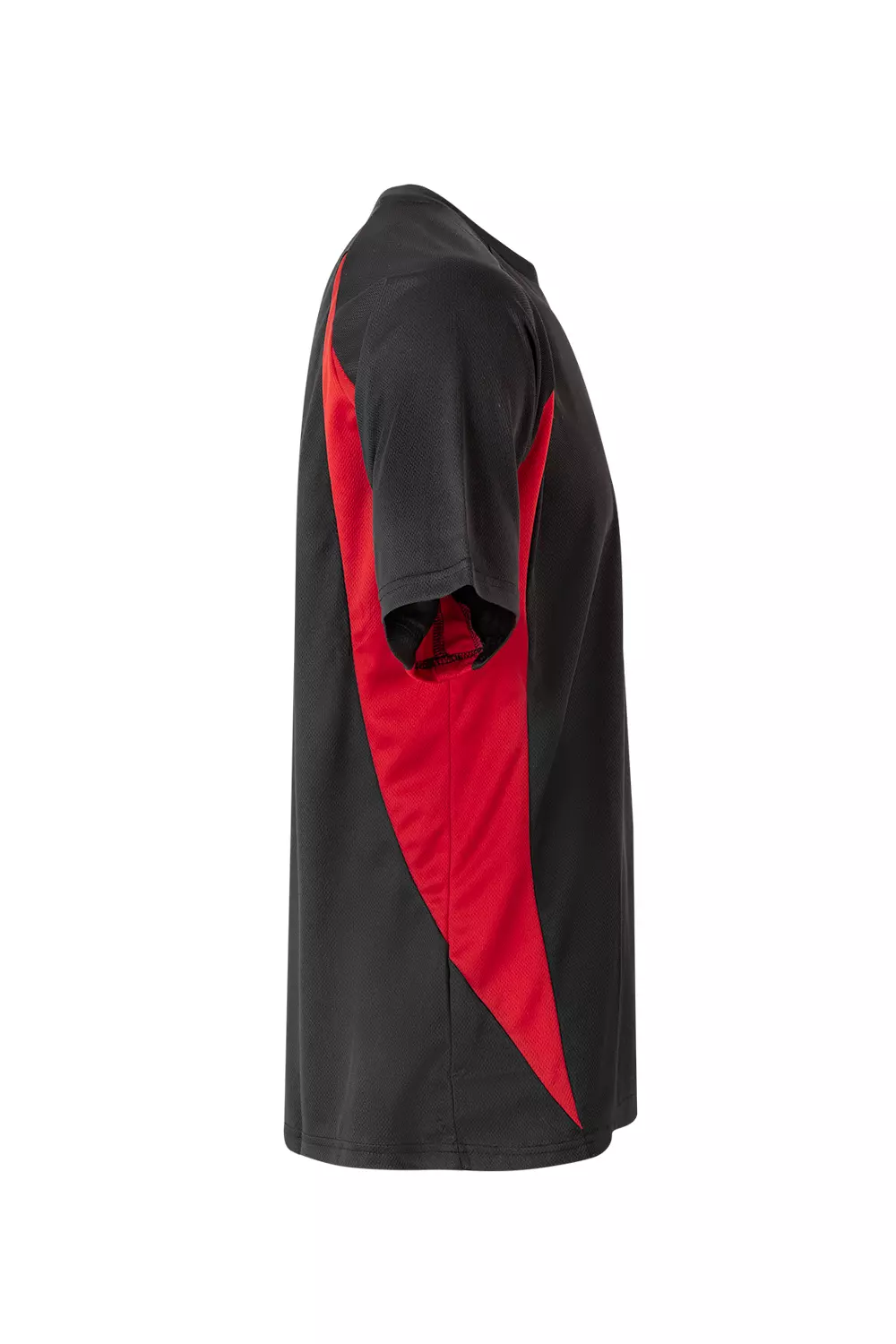 Velilla 105501-00-12, Work T-Shirt, Black/Red, image 2