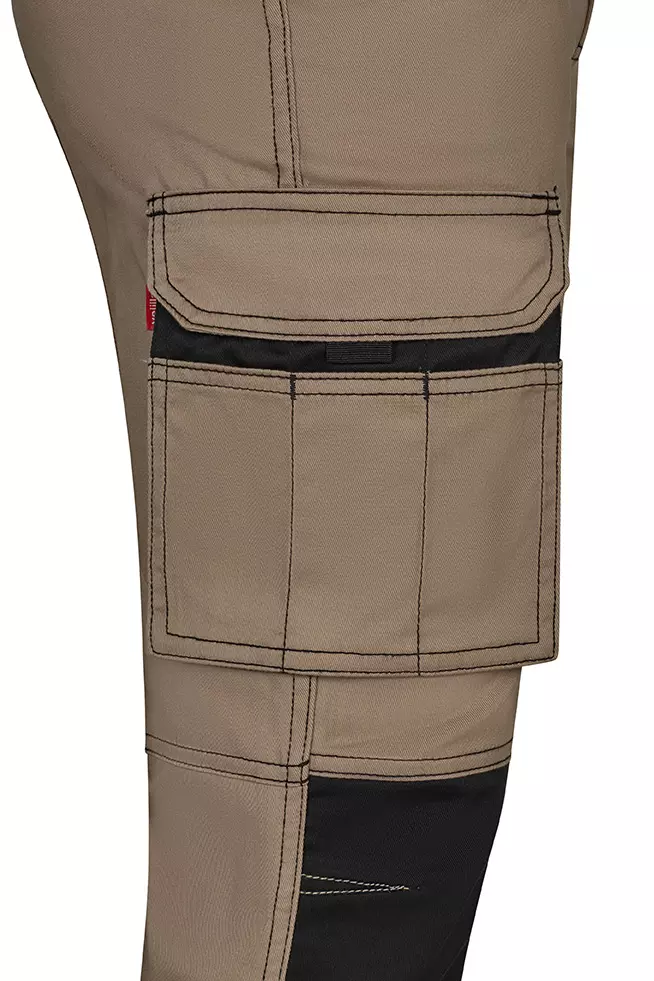 Velilla 103031S-46-00, Work Trousers, Sand Beige/Black, image 2