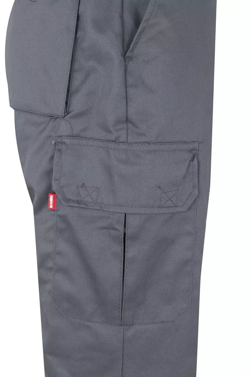 Velilla 0157-08-19-2, High-Vis Trousers, Size 4XL/5XL, Grey/Hi-Vis Orange, image 4, gallery thumbnail
