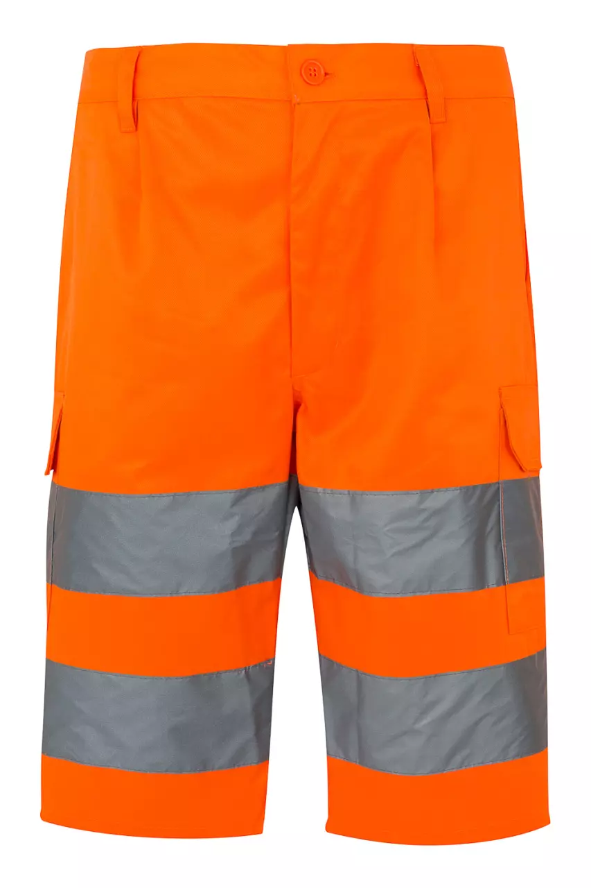 Velilla 303005-19, Warnschutz-Arbeitsshorts, Warnschutz-Orange, image 1, gallery thumbnail