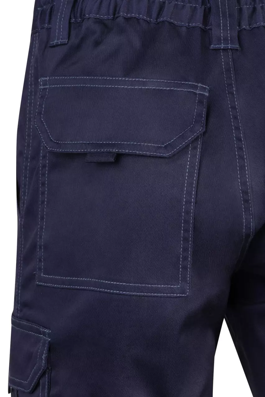 Velilla 103009S-01, Work Shorts, Marine Blue, image 4, gallery thumbnail