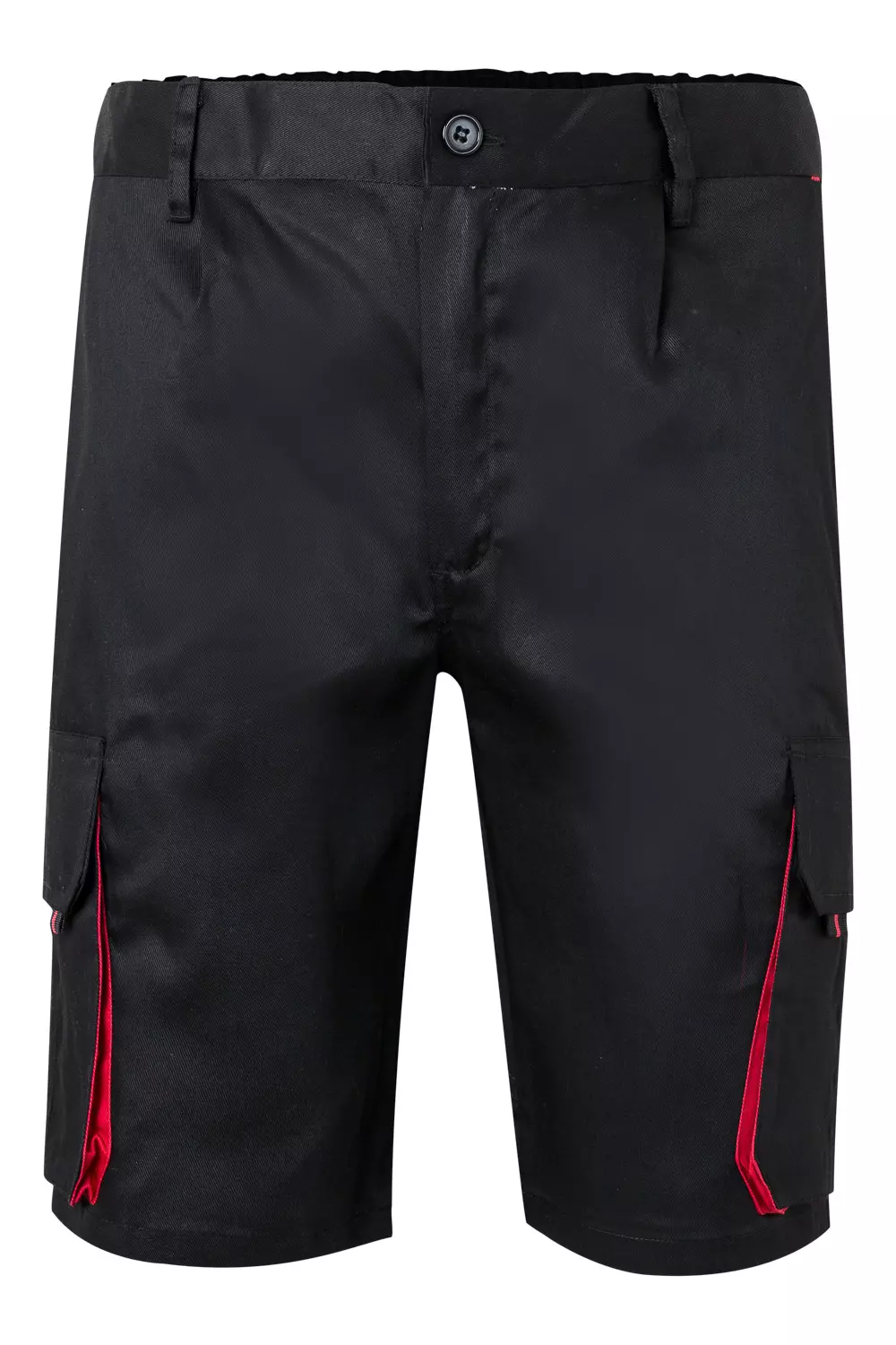 Velilla 103007-00-12, Work Shorts, Black/Red