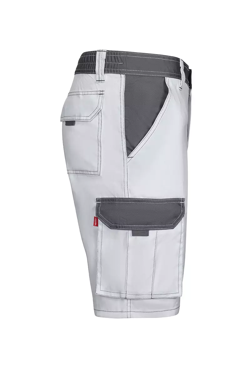 Velilla 103021B-07-08, Work Shorts, White/Grey, image 4