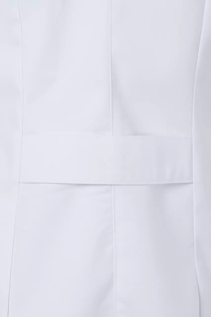 Velilla 539003-07, Short-Sleeved Work Coat, White, image 3, gallery thumbnail