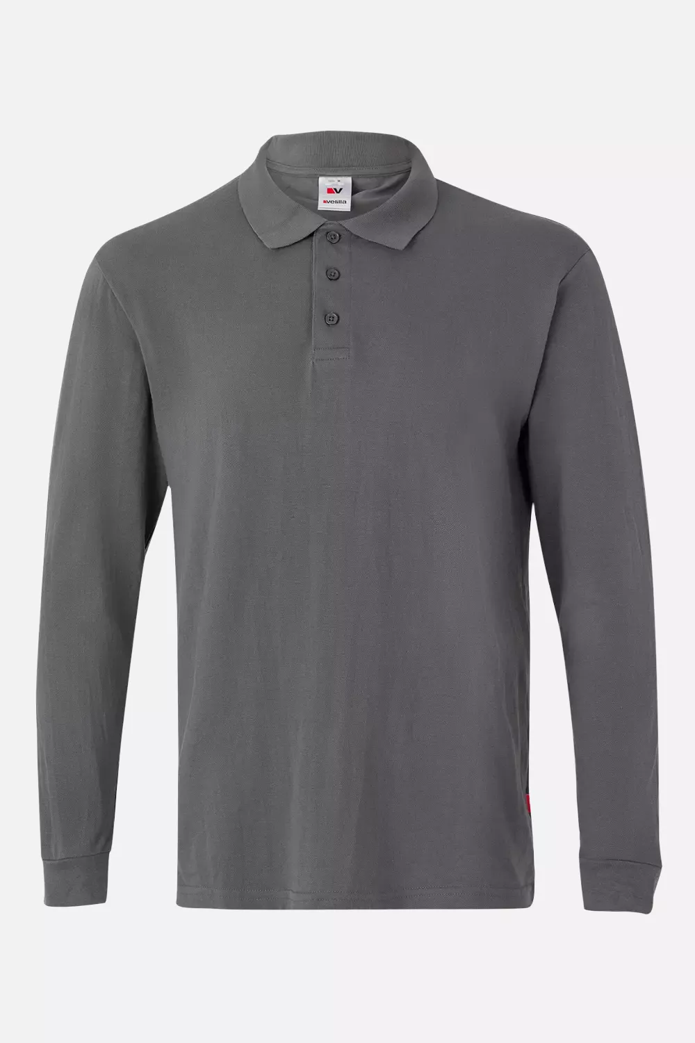Velilla 105503-08, Long Sleeved Polo Shirt, Grey, image 1