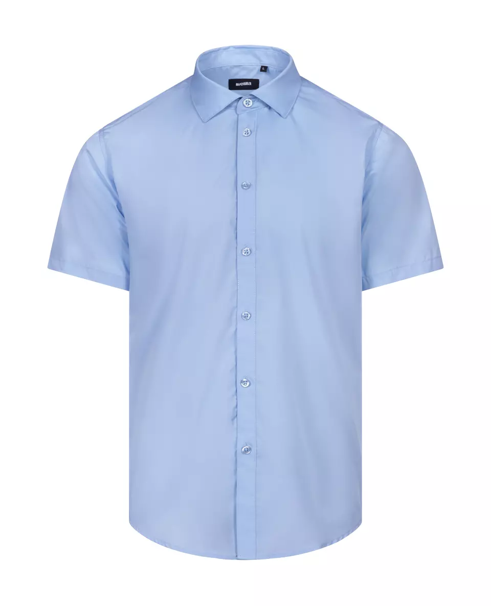 Velilla 405008-05, Kurzarm-Arbeitshemd, Hellblau, image 1, gallery thumbnail