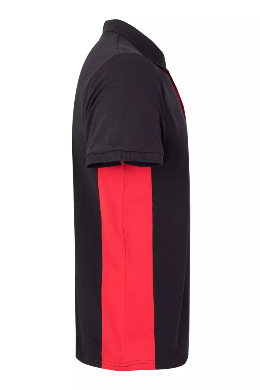 Velilla 105504-00-12, Polo Shirt, Black/Red, image 3, gallery thumbnail