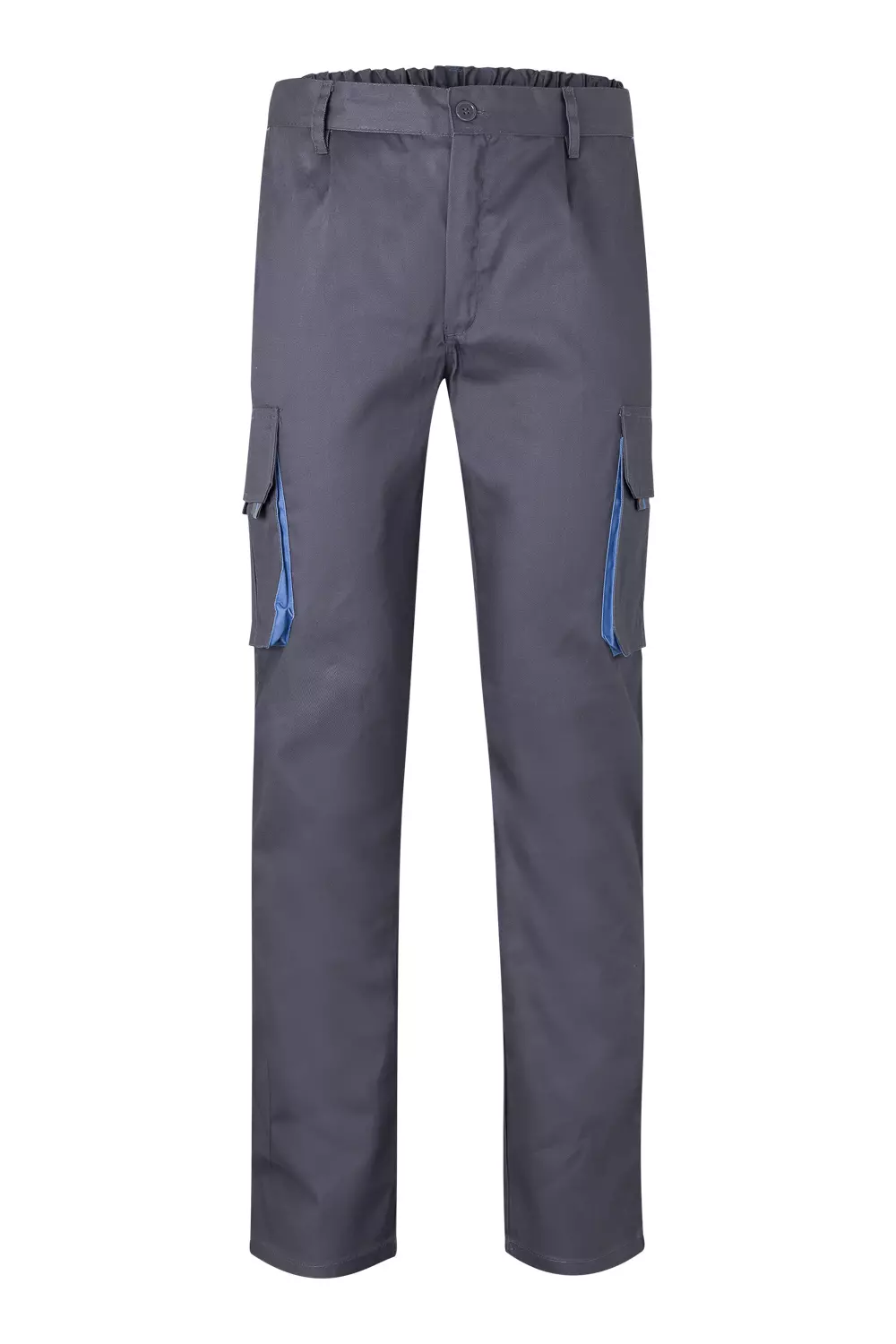 Velilla 103004-08-05, Work Trousers, Grey/Sky Blue