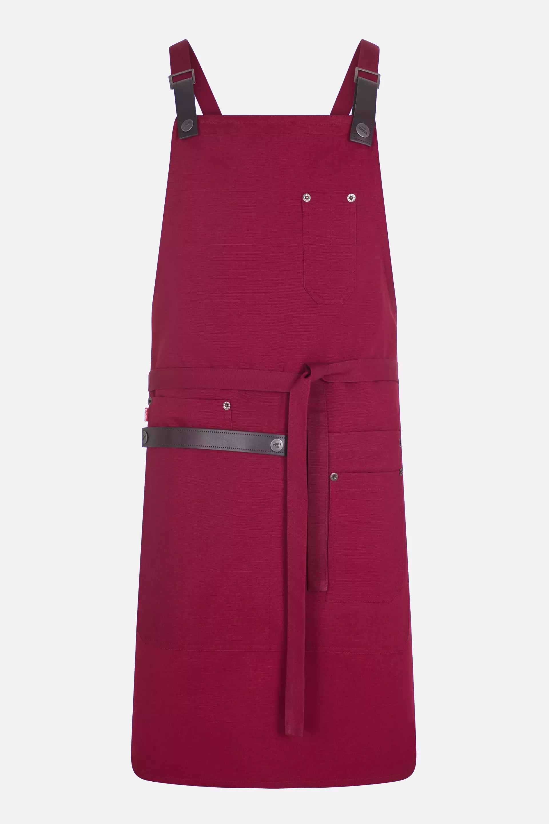 Velilla 404215-18, Work Apron, Maroon, image 4