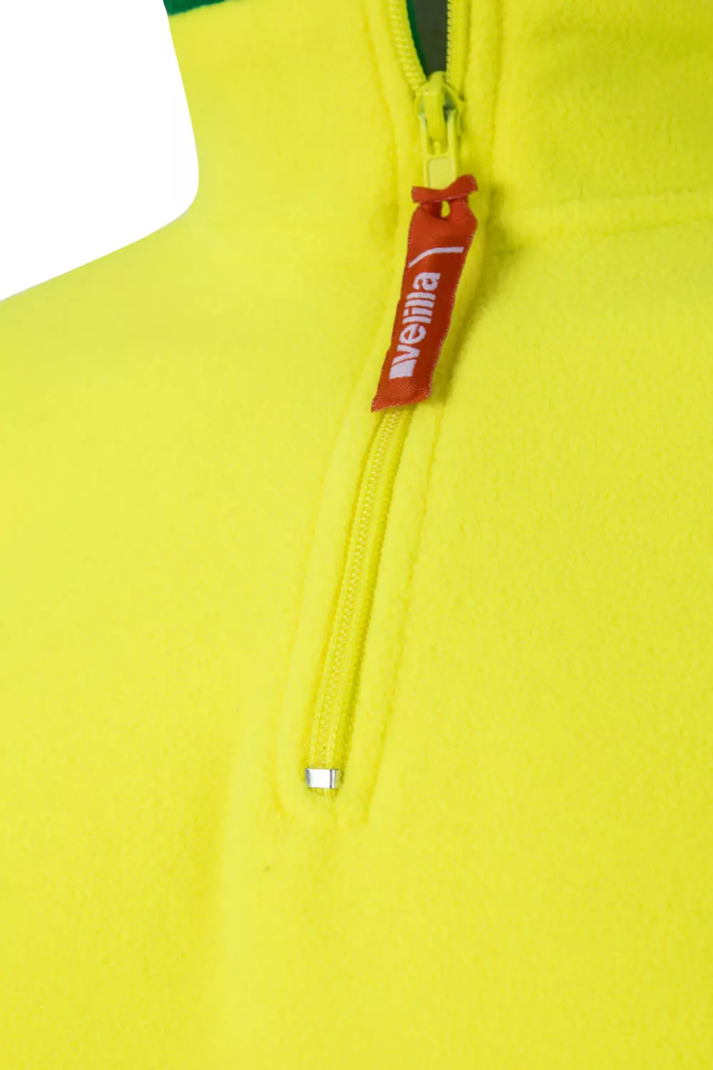 Velilla 0182-02-20-1, Warnschutz-Fleecejacke, Grün/Warngelb, image 2