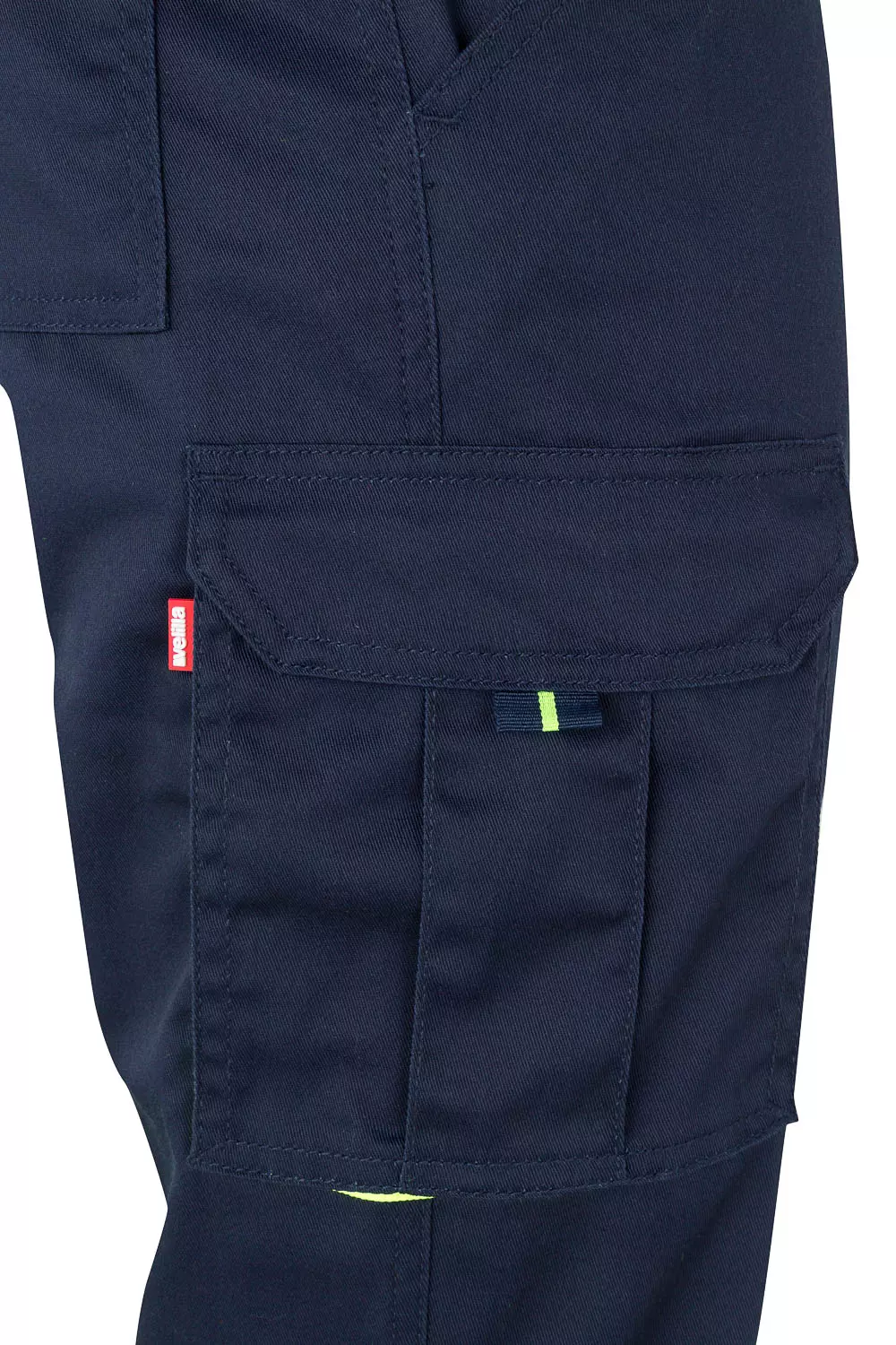 Velilla 303002S-61-20-2, High-Vis Work Trousers, Size 4XL/5XL, Navy Blue/Hi-Vis Yellow, image 2