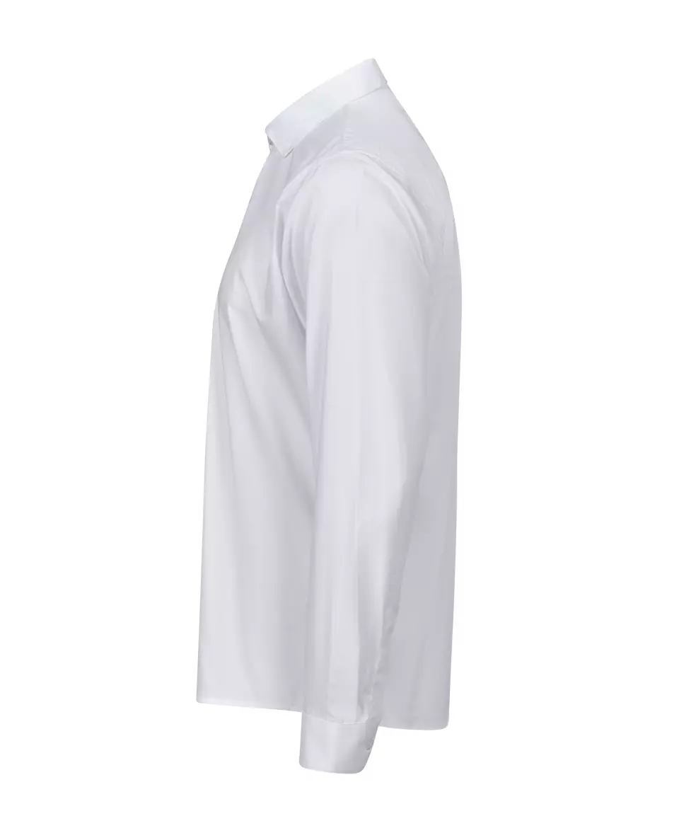 Velilla 405009-07, Long Sleeved Work Shirt, White, image 3, gallery thumbnail