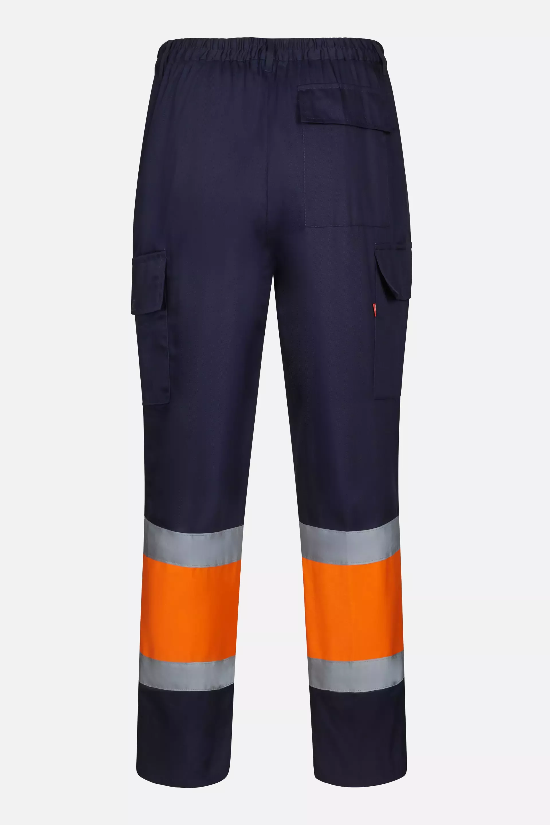 Velilla 303003-01-19, High-Vis Work Trousers, Marine Blue/Hi-Vis Orange, image 2