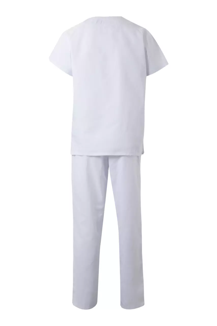 Velilla 800-07, Work Scrubs, White, image 2, gallery thumbnail