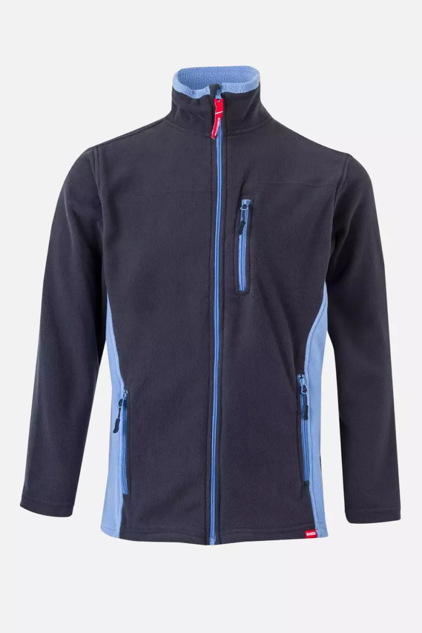 Velilla 201504-61-05, Fleece Jacket, Navy Blue/Sky Blue, image 1, gallery thumbnail