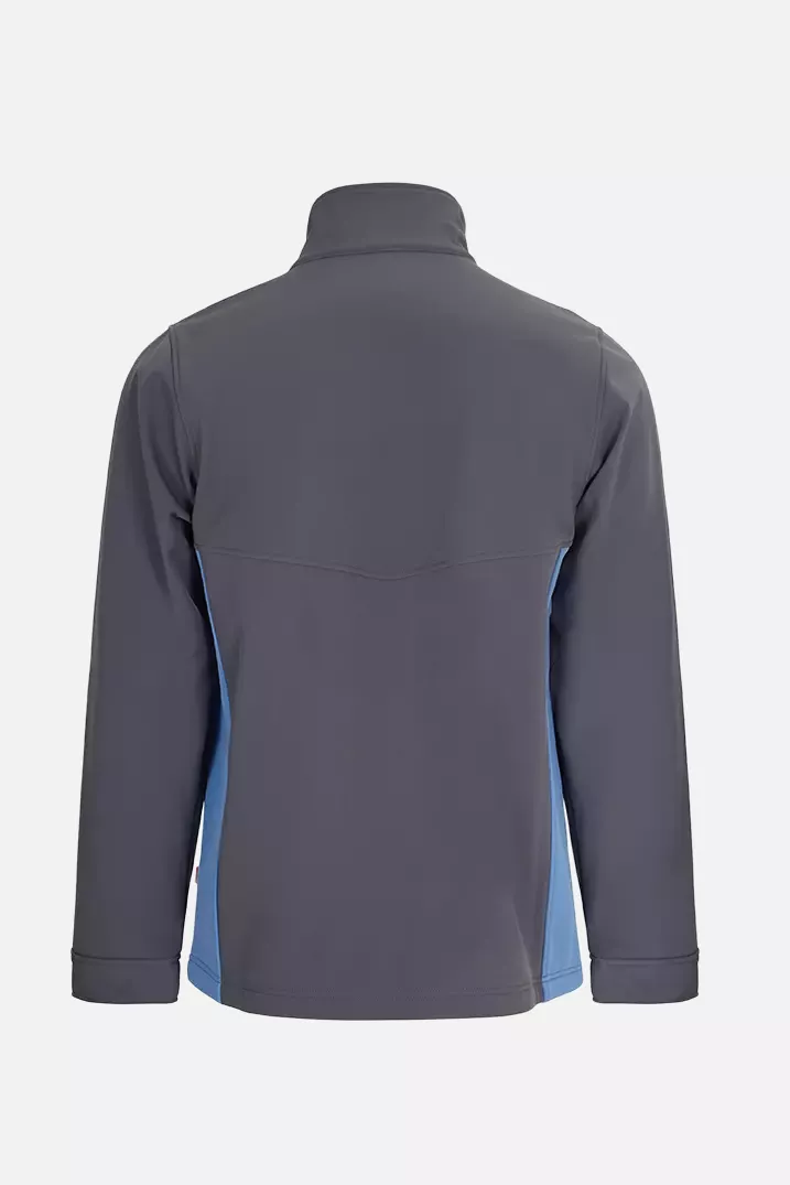 Velilla 106004-08-05, Work Jacket, Grey/Sky Blue, image 5, gallery thumbnail