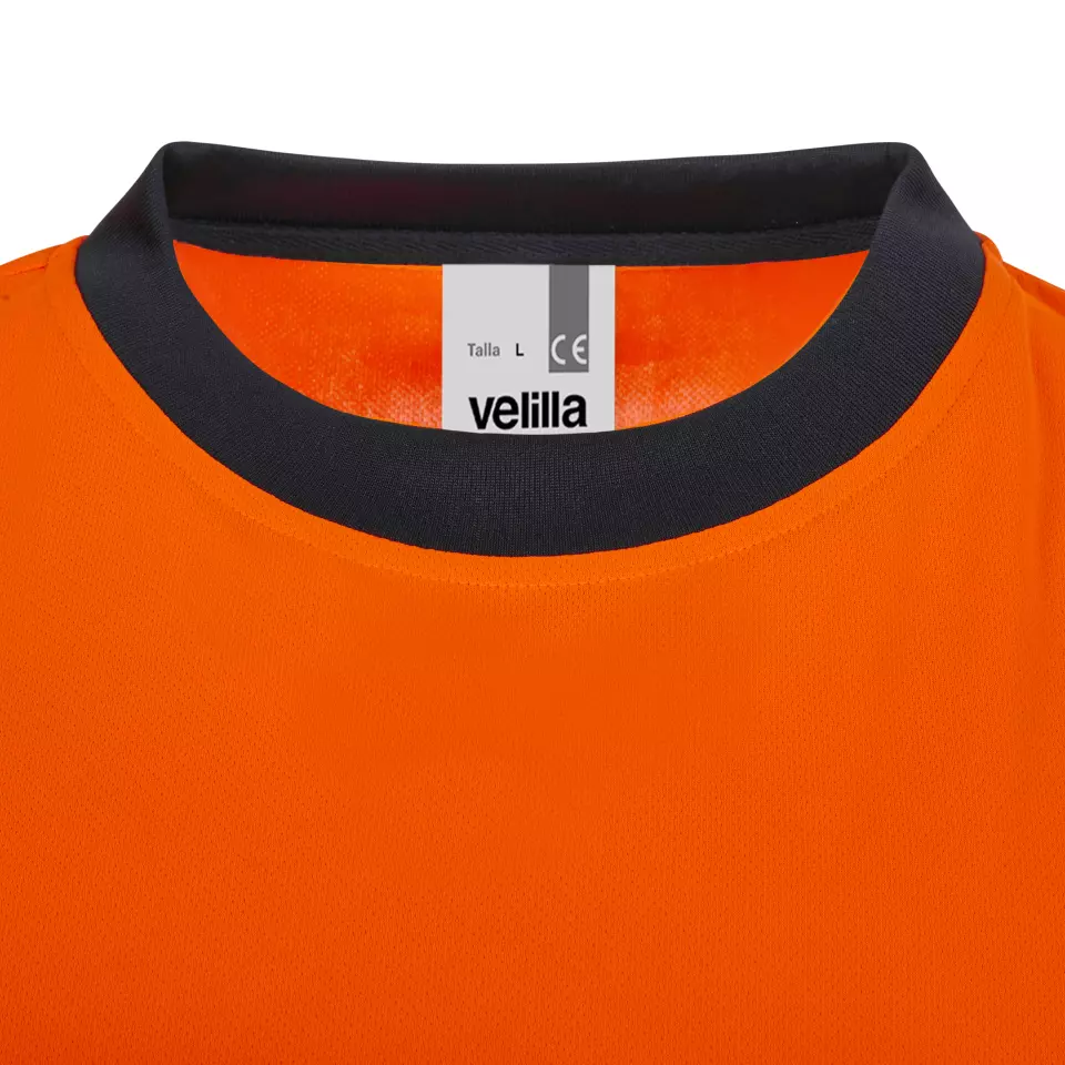Velilla 305635-61-19-2, Warnschutz-Langarm-T-Shirt, Größe 4XL/5XL, Marineblau/Warnschutz-Orange, image 3, gallery thumbnail