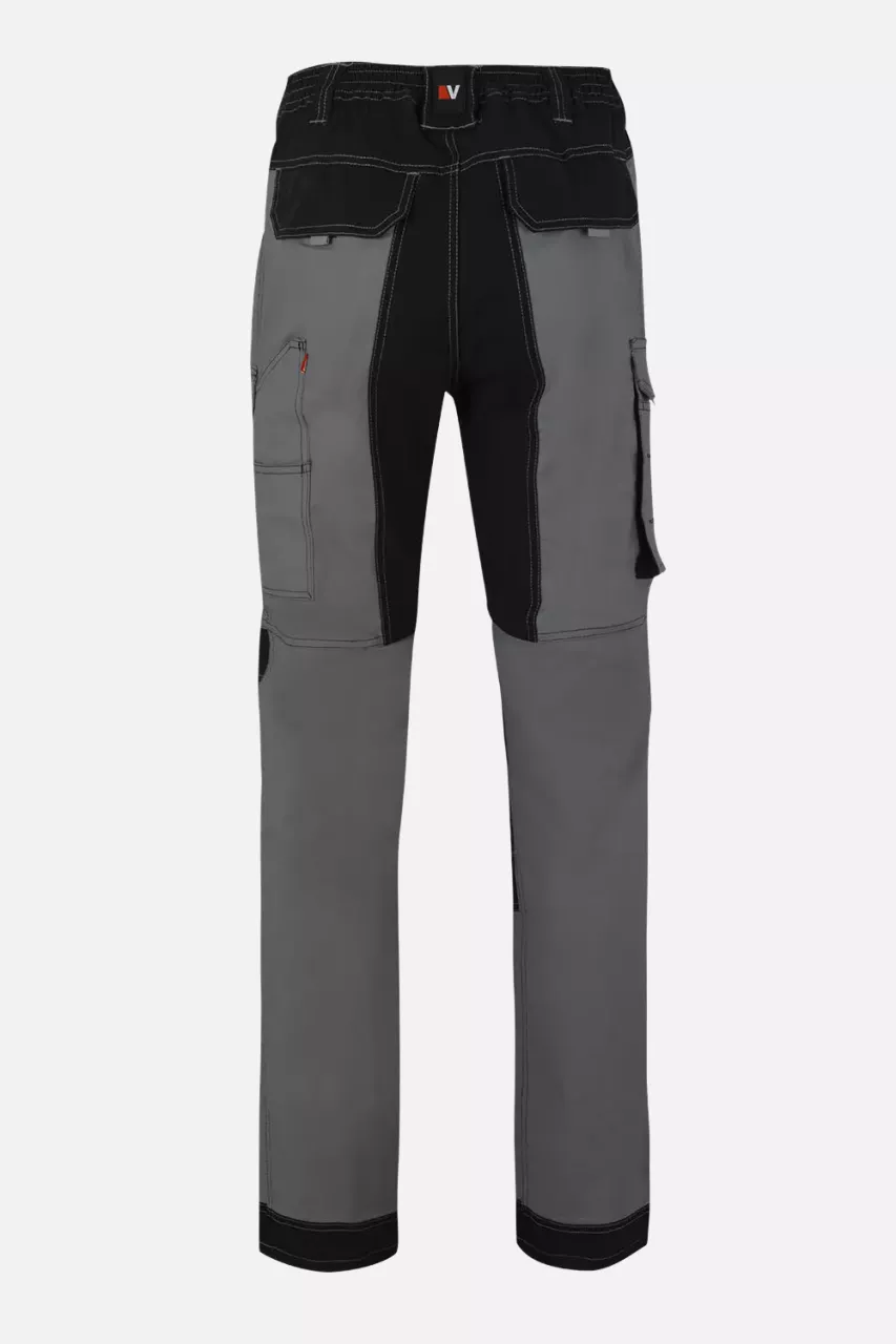 Velilla 103019S-08-00, Work Trousers, Grey/Black, image 3, gallery thumbnail