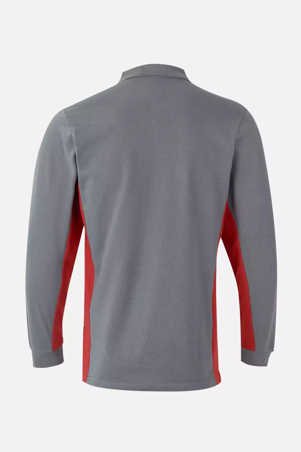 Velilla 105514-08-12, Long Sleeved Polo Shirt, Grey/Red, image 3