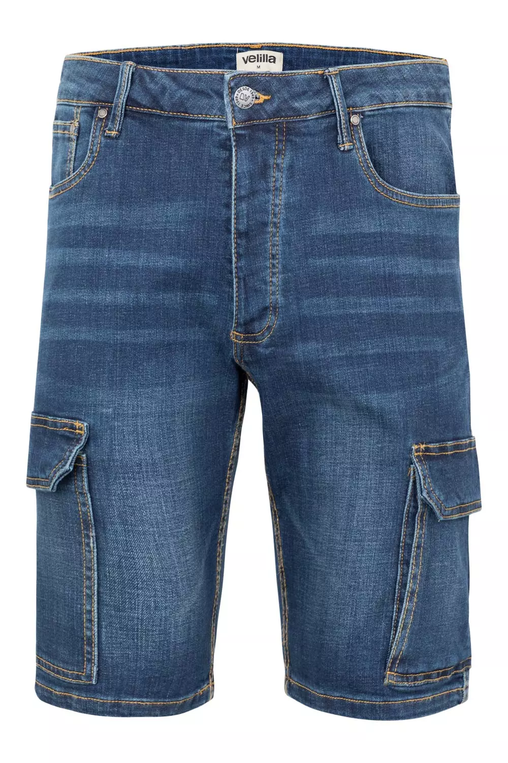 Velilla 103017S-63, Work Shorts, Blue Denim