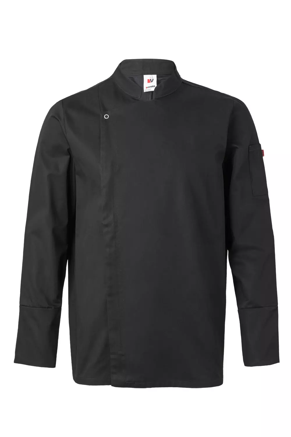 Velilla 405204-00, Long Sleeved Chef Jacket, Black, image 1