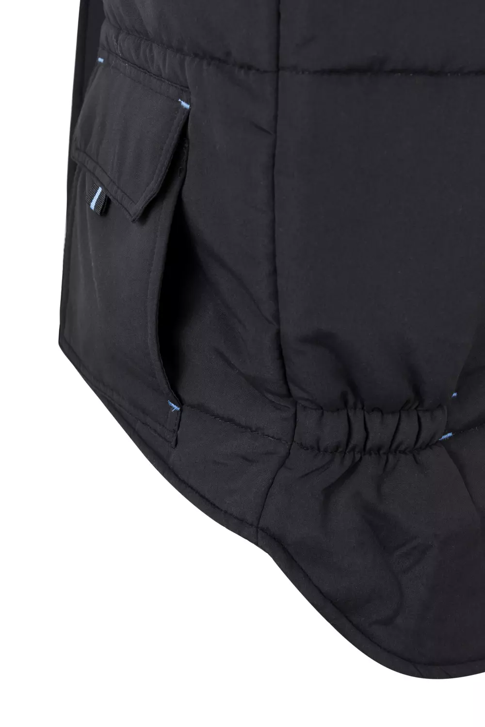 Velilla 205902-00-05, Padded Work Vest, Black/Sky Blue, image 5