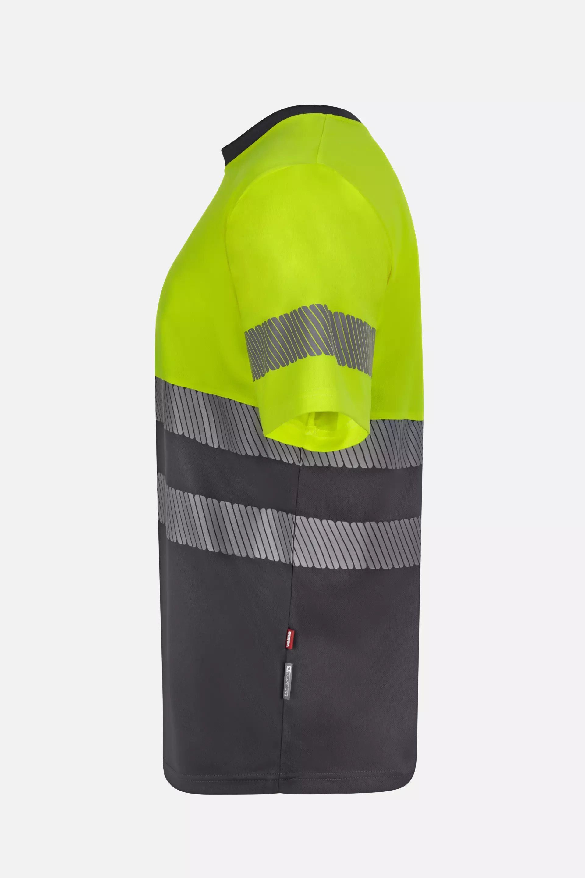Velilla 305633-08-20, High-Vis T-Shirt, Grey/Hi-Vis Yellow, image 4