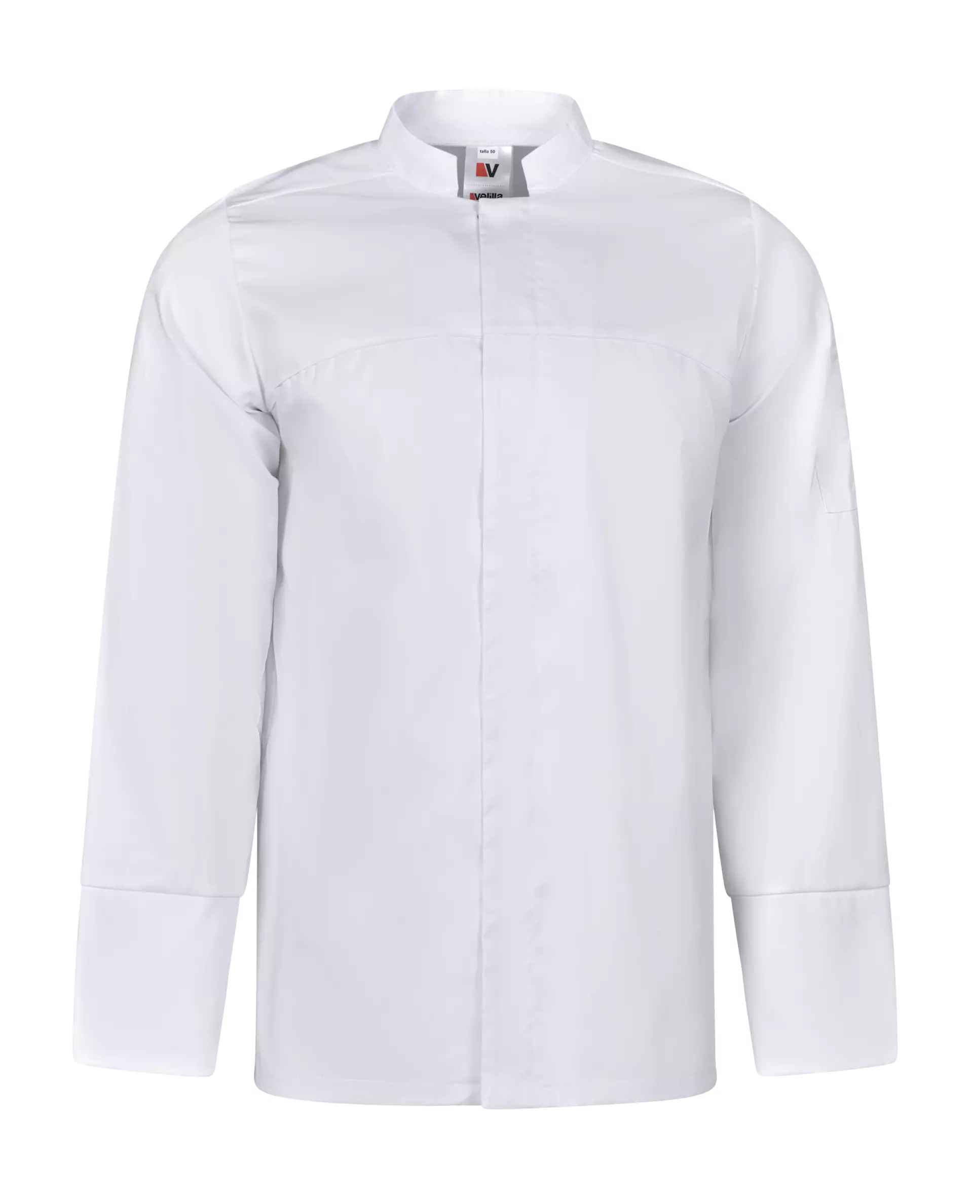 Velilla 405208S-07, Long Sleeved Chef Jacket, White