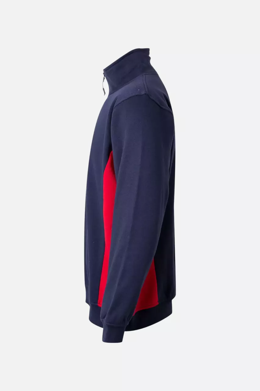 Velilla 105704-61-12, Arbeitssweatshirt, Marineblau/Rot, image 4, gallery thumbnail