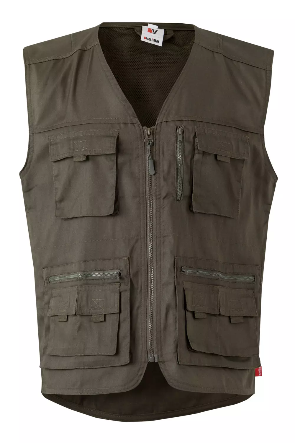Velilla 105901-03, Work Vest, Khaki Green