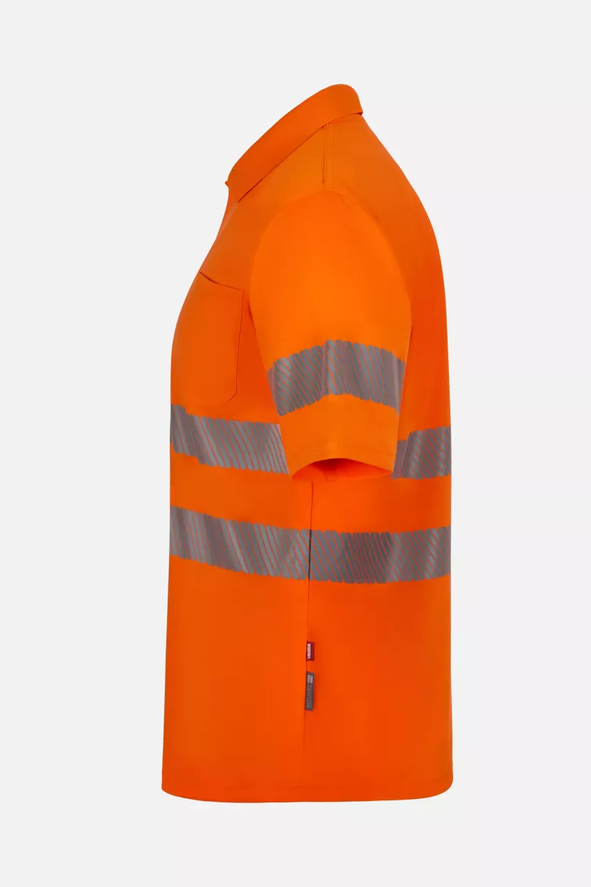 Velilla 305532-19-2, Warnschutz-Poloshirt, Größe 4XL/5XL, Warnschutz-Orange, image 3, gallery thumbnail