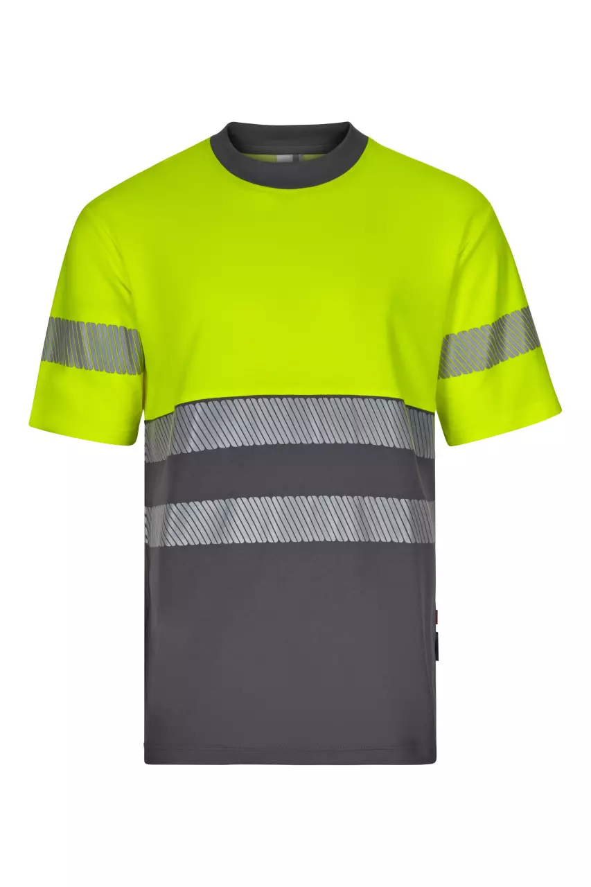 Velilla 305509-08-20, Warnschutz-Kurzarm-T-Shirt, Grau/Warngelb, image 1, gallery thumbnail