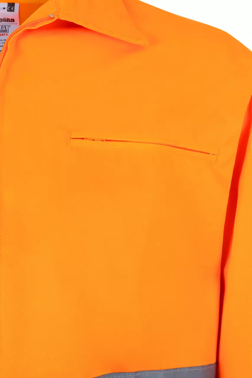 Velilla 155-19, High-Vis Jacket, High-Vis Orange, image 2, gallery thumbnail