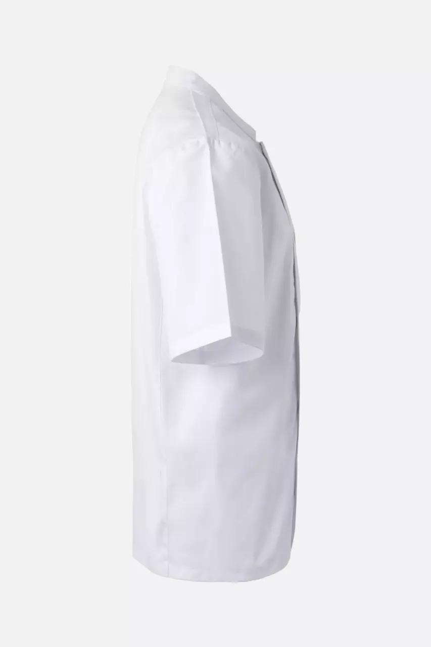 Velilla 432-07, Short-Sleeved Chef Jacket, White, image 2, gallery thumbnail