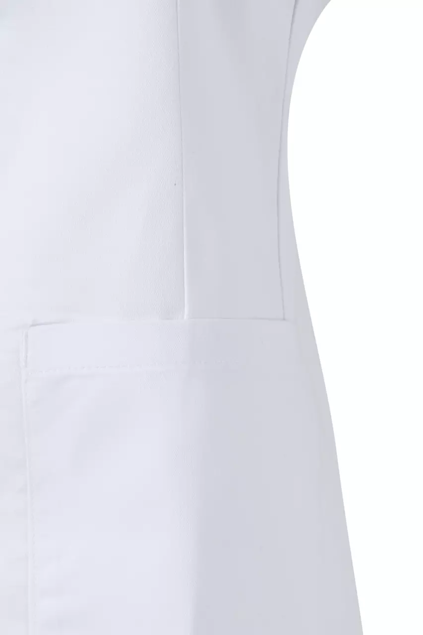 Velilla 539003-07, Short-Sleeved Work Coat, White, image 7, gallery thumbnail