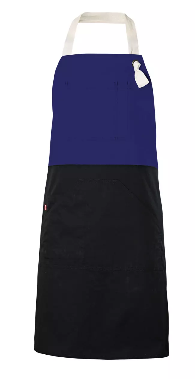 Velilla 404210B-09, Work Apron, Royal Blue/Black