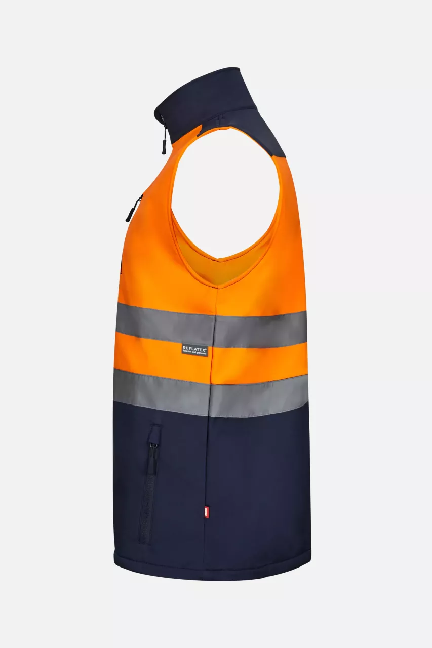 Velilla 305906-61-19, Warnschutzweste, Marineblau/Warnschutz-Orange, image 2, gallery thumbnail