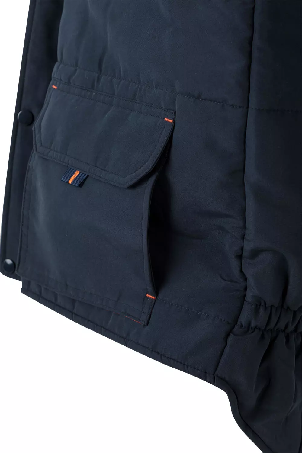 Velilla 205902-61-16, Padded Work Vest, Navy Blue/Orange, image 2