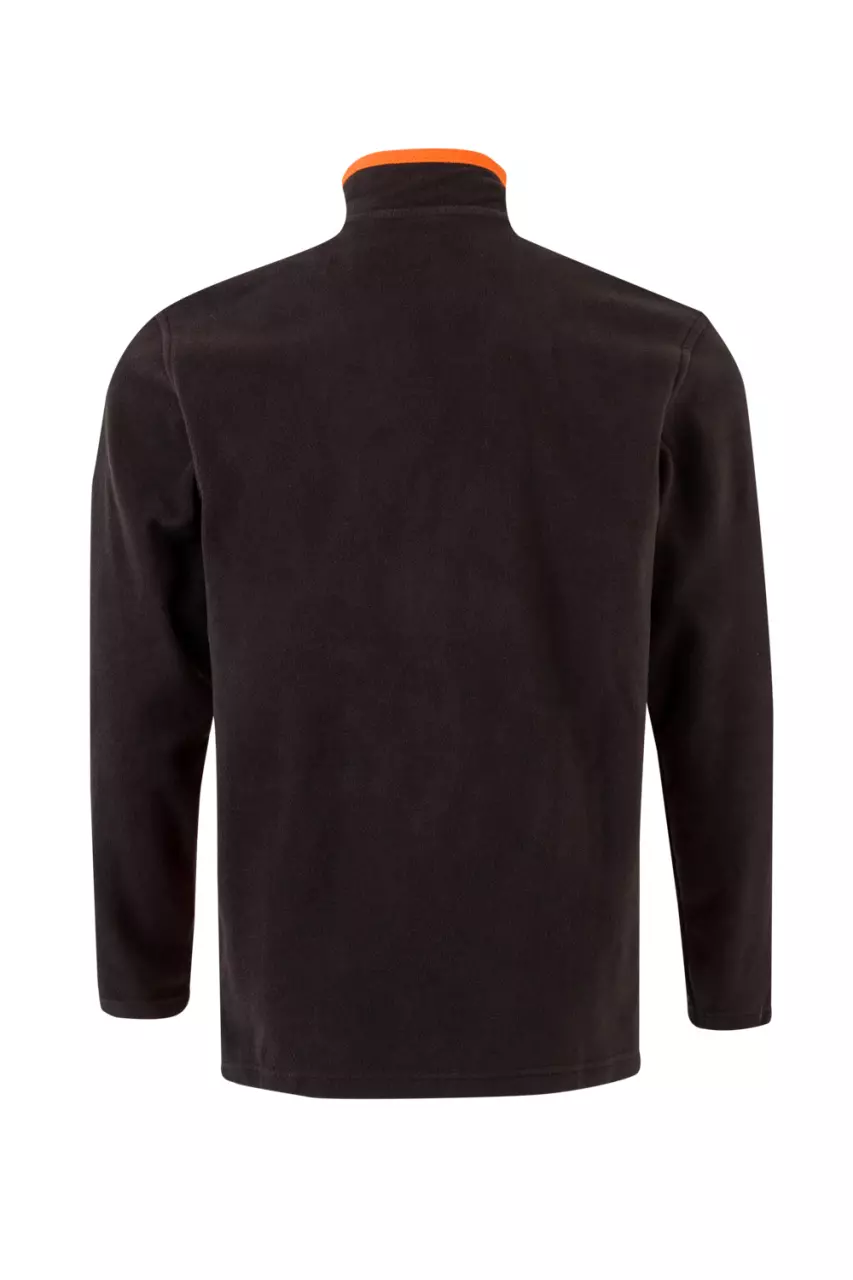 Velilla 201504-00-16, Fleecejacke, Schwarz/Orange, image 3, gallery thumbnail
