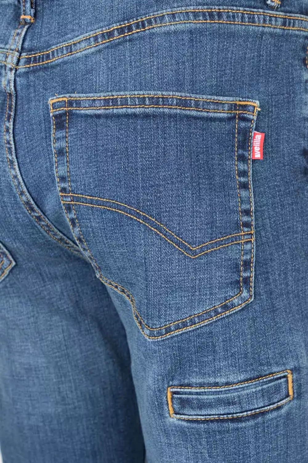 Velilla 103018S-63, Work Trousers, Blue Denim, image 8
