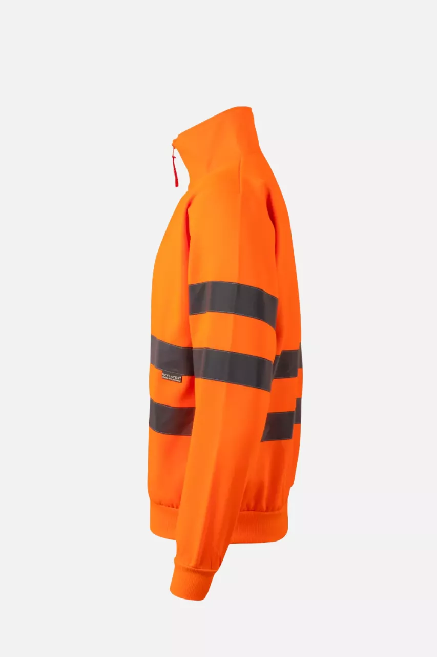 Velilla 305702-19-2, High-Vis Sweatshirt, Size 4XL/5XL, Hi-Vis Orange, image 6, gallery thumbnail